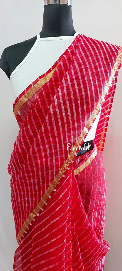 Kota Silk Leheriya Saree