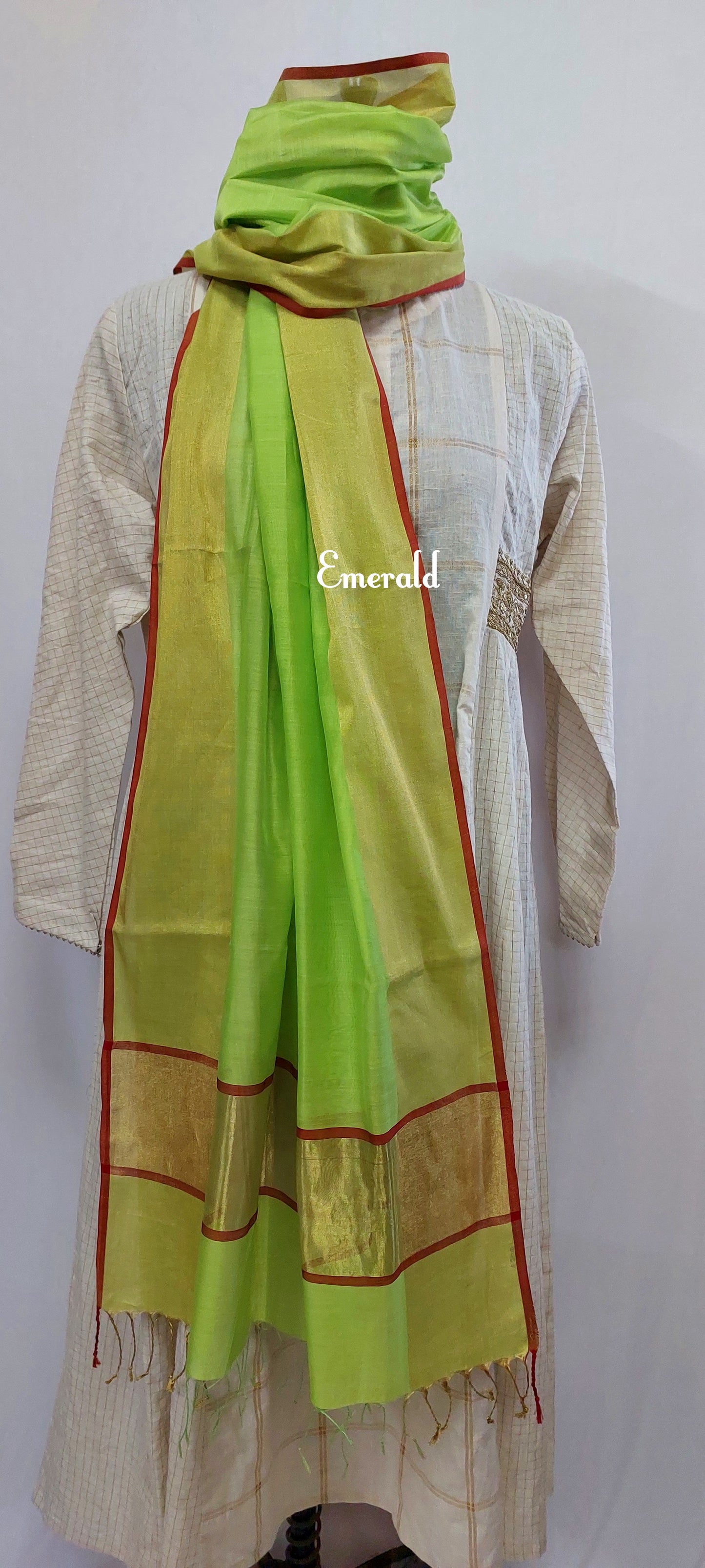 Maheshwari Cotton Silk Dupatta