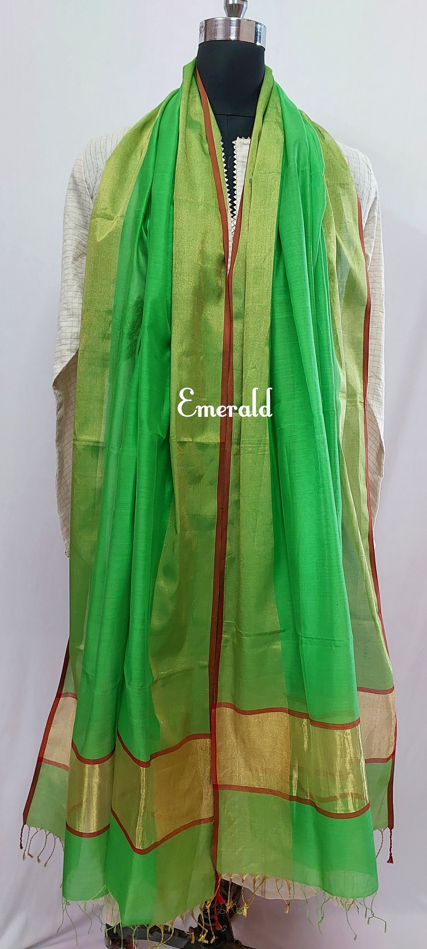 Maheshwari Cotton Silk Dupatta