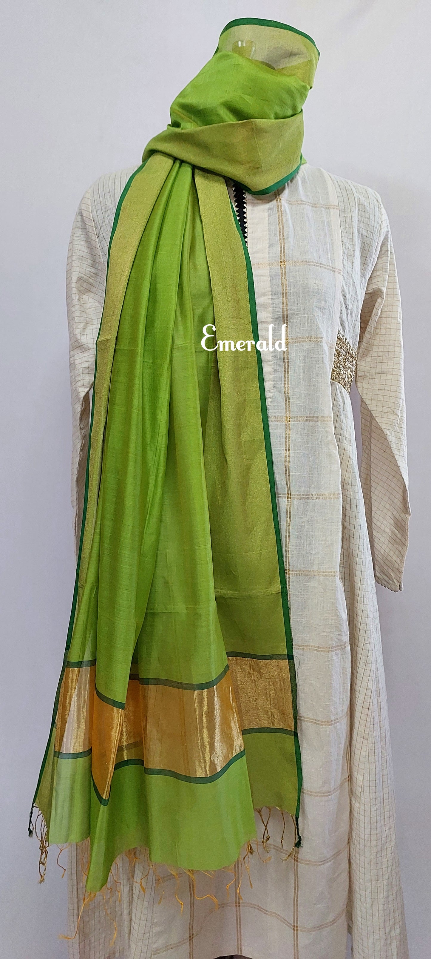 Maheshwari Cotton Silk Dupatta