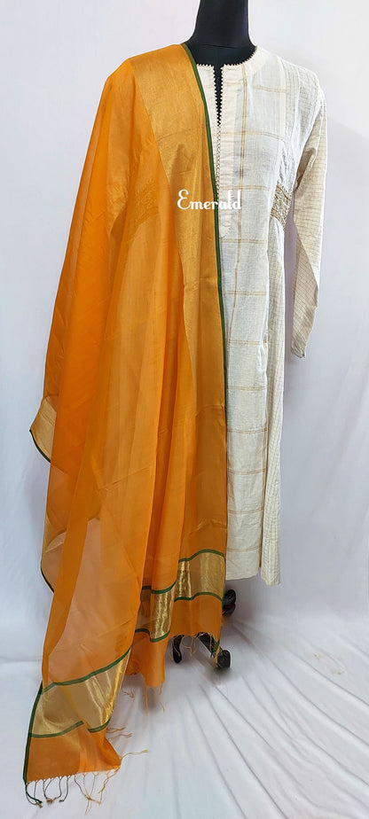 Maheshwari Cotton Silk Dupatta