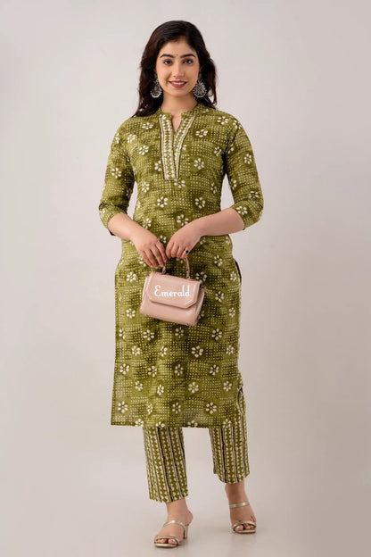 Cotton Kurta Set