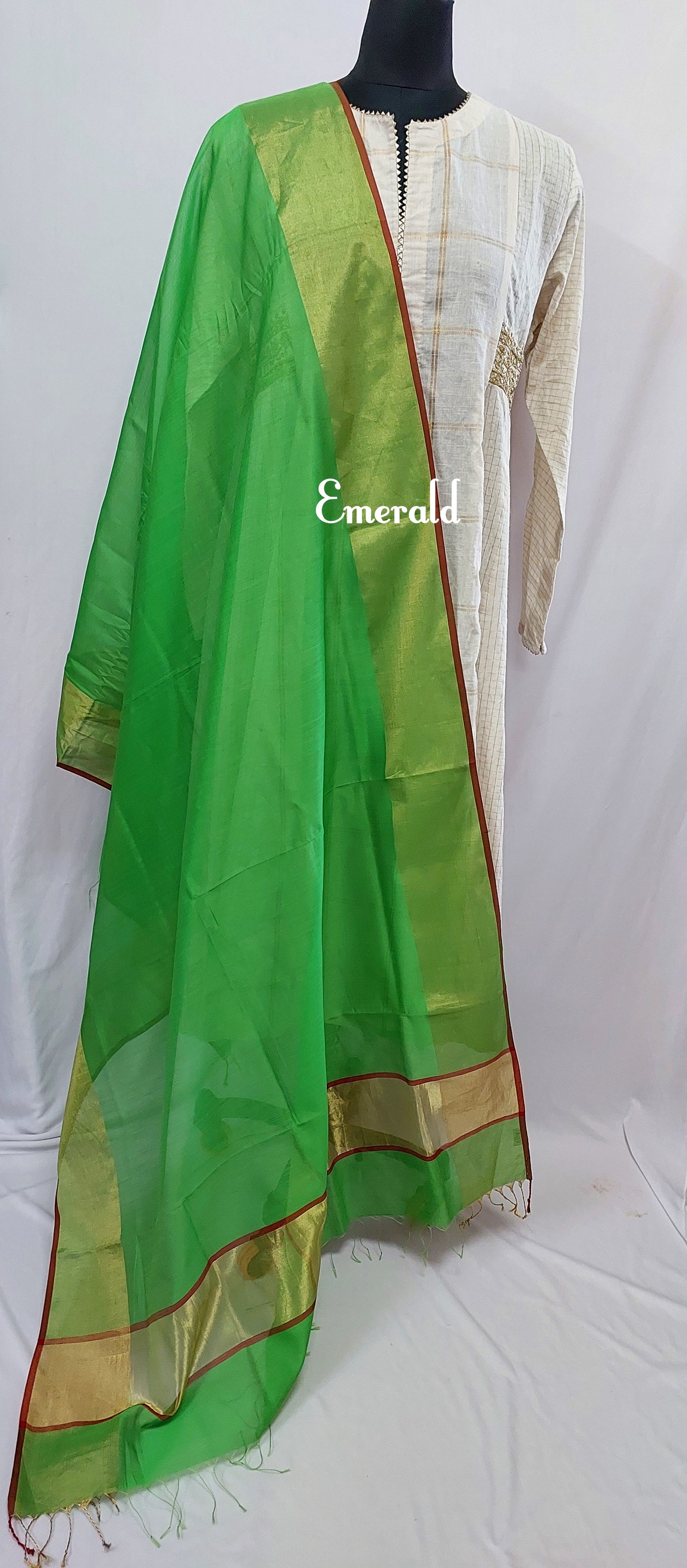 Maheshwari Cotton Silk Dupatta