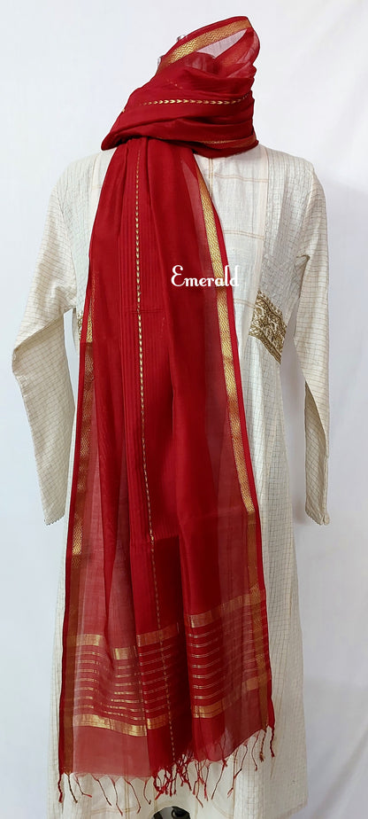 Maheshwari Cotton Silk Dupatta