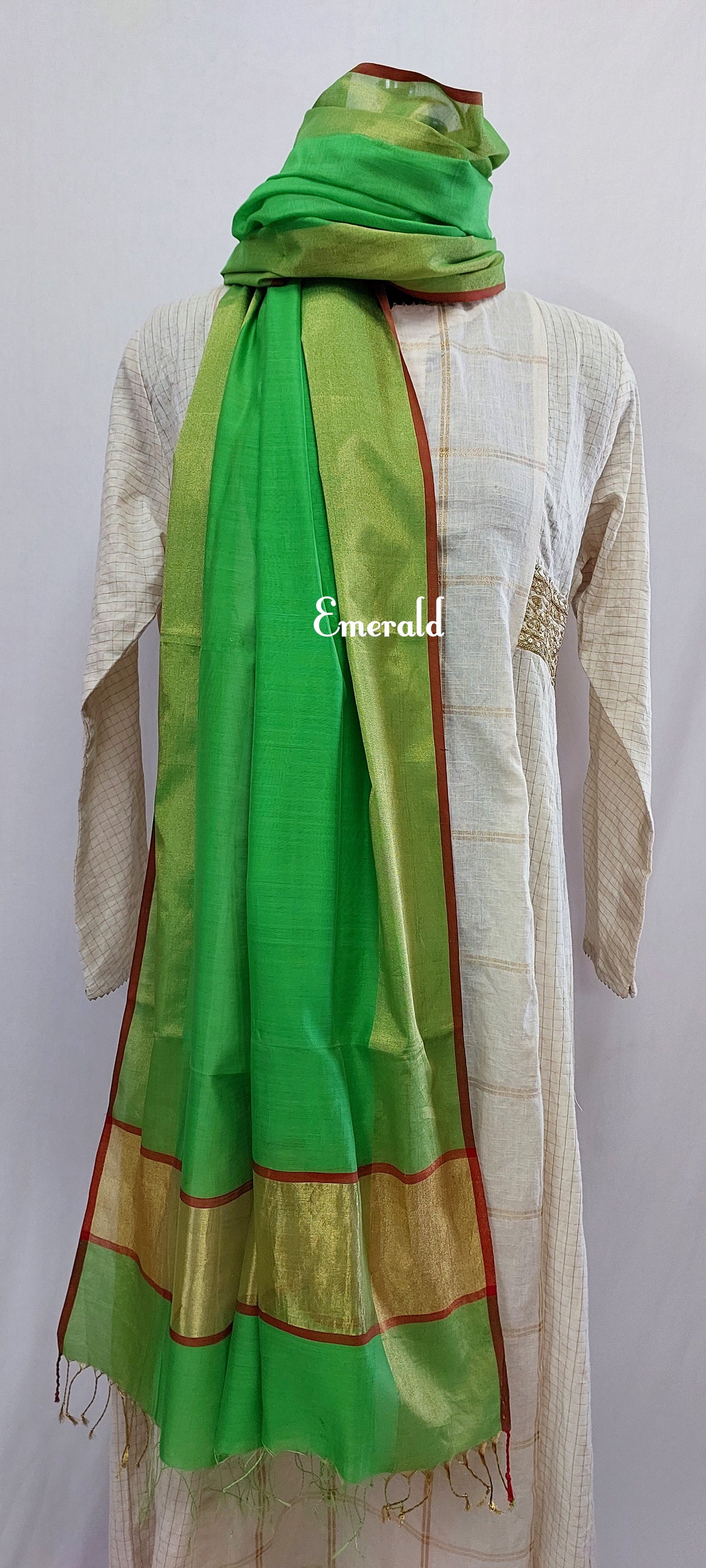 Maheshwari Cotton Silk Dupatta