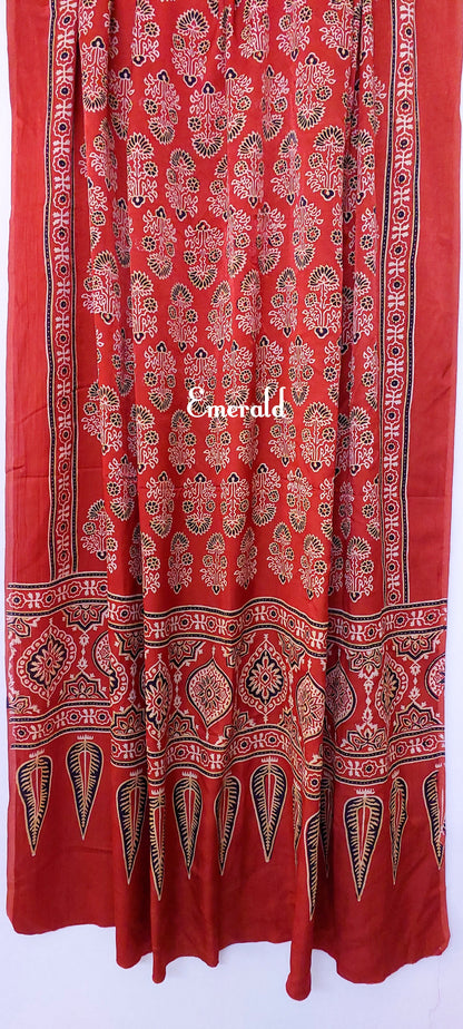 Modal Silk Ajrakh Dupatta