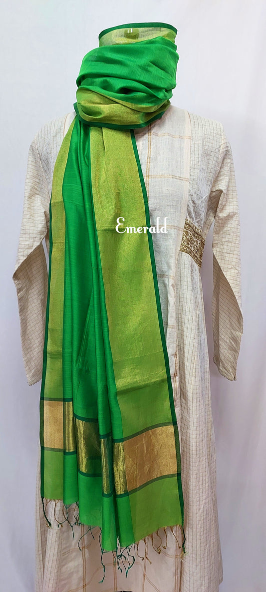 Maheshwari Cotton Silk Dupatta