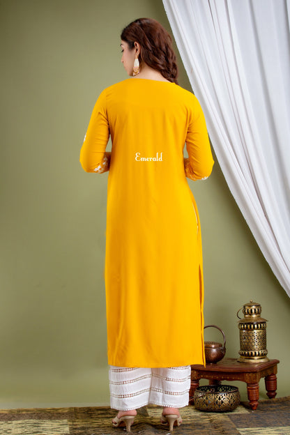 Cotton Rayon Kurta Set