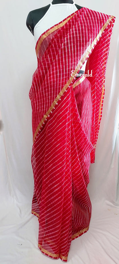 Kota Silk Leheriya Saree