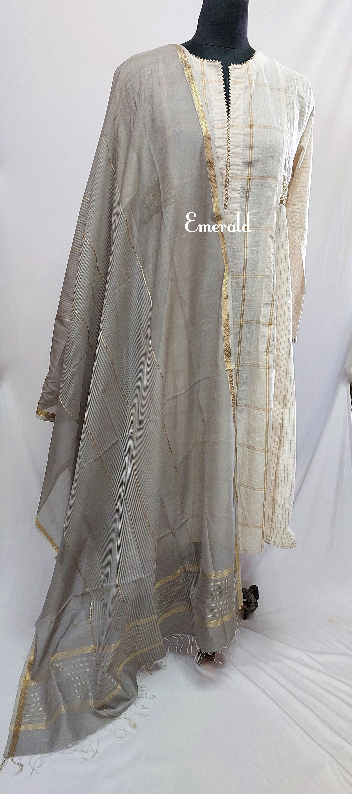 Maheshwari Cotton Silk Dupatta