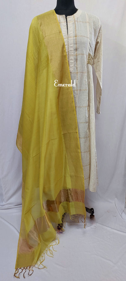 Maheshwari Cotton Silk Dupatta