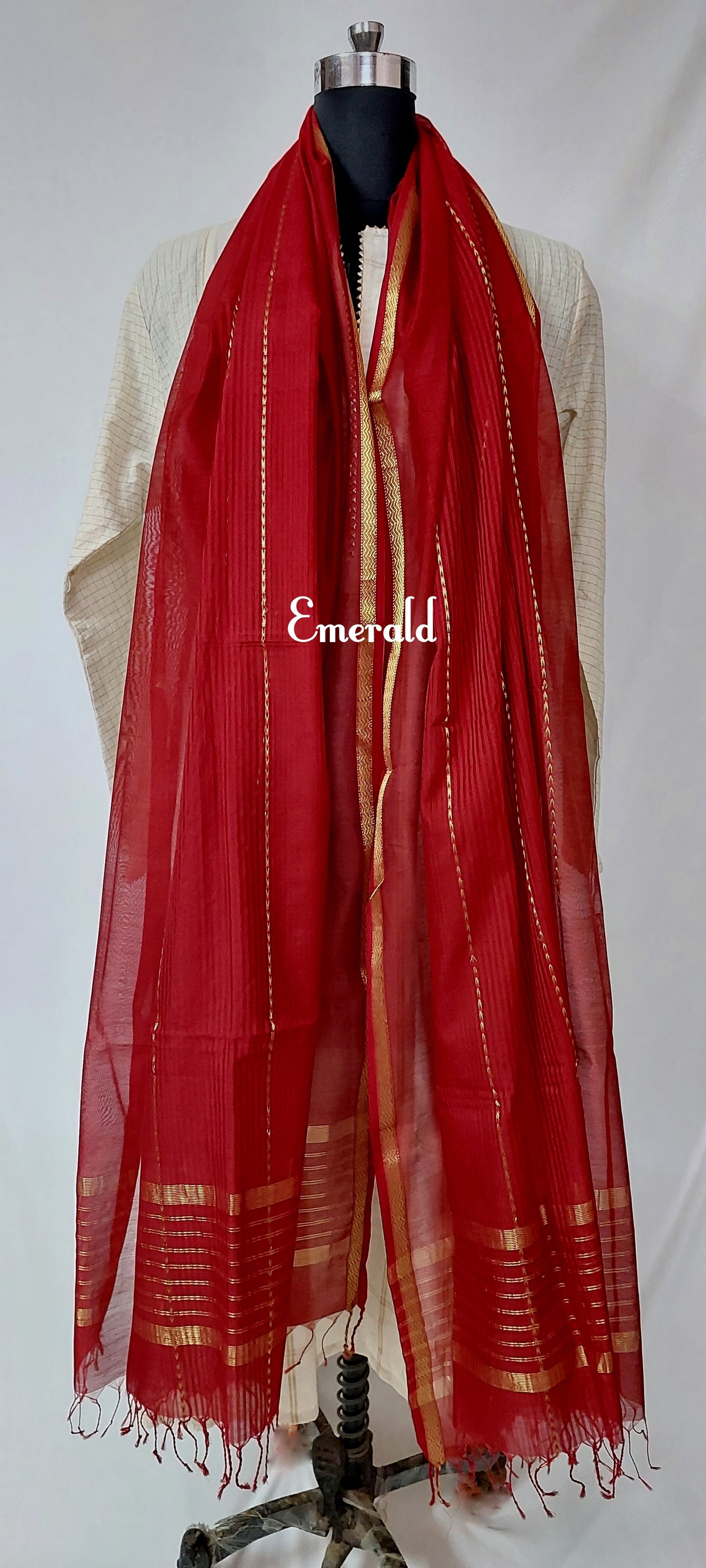 Maheshwari Cotton Silk Dupatta