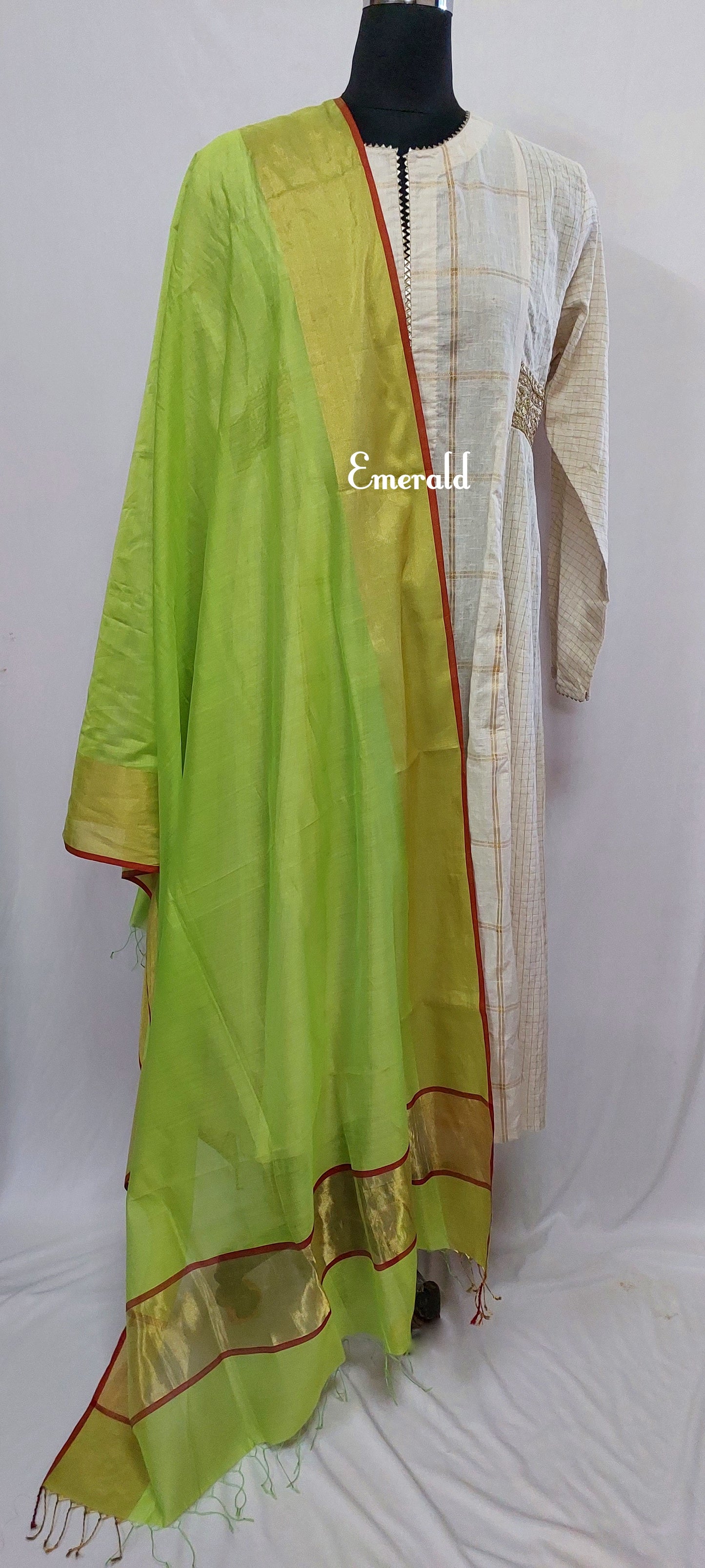 Maheshwari Cotton Silk Dupatta