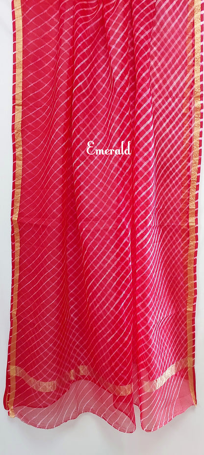 Kota Silk Leheriya Saree