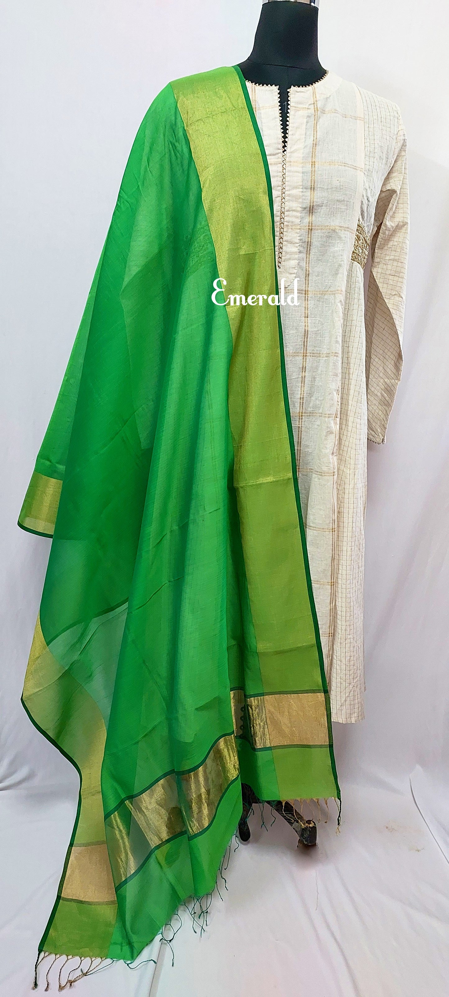 Maheshwari Cotton Silk Dupatta