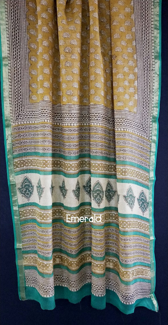 Kota Doriya Bagru Saree