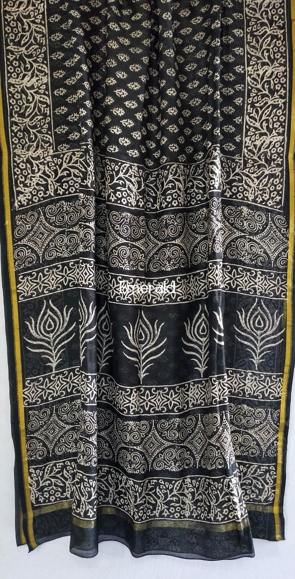 Chanderi Dabu Saree