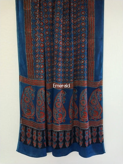 Modal Silk Ajrakh Dupatta