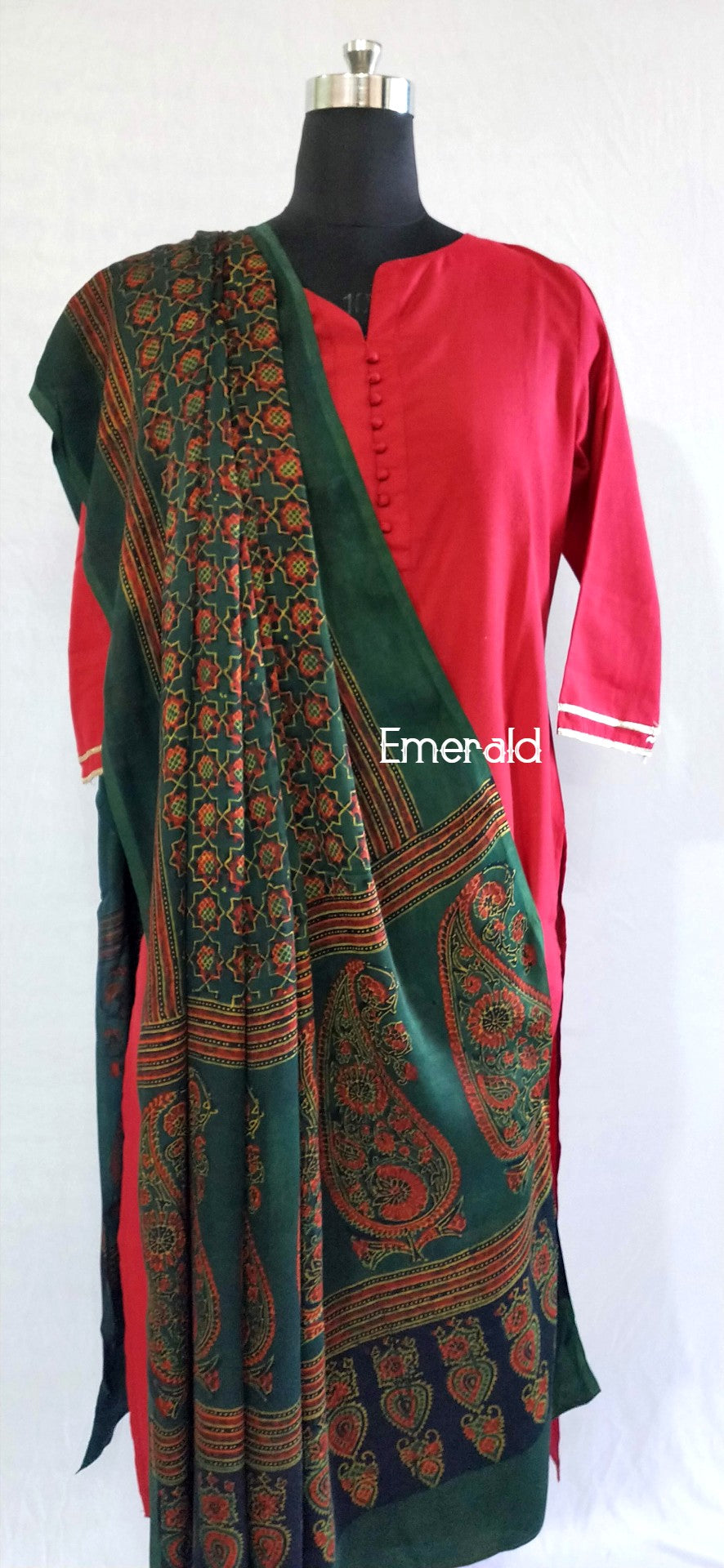 Modal Silk Ajrakh Dupatta