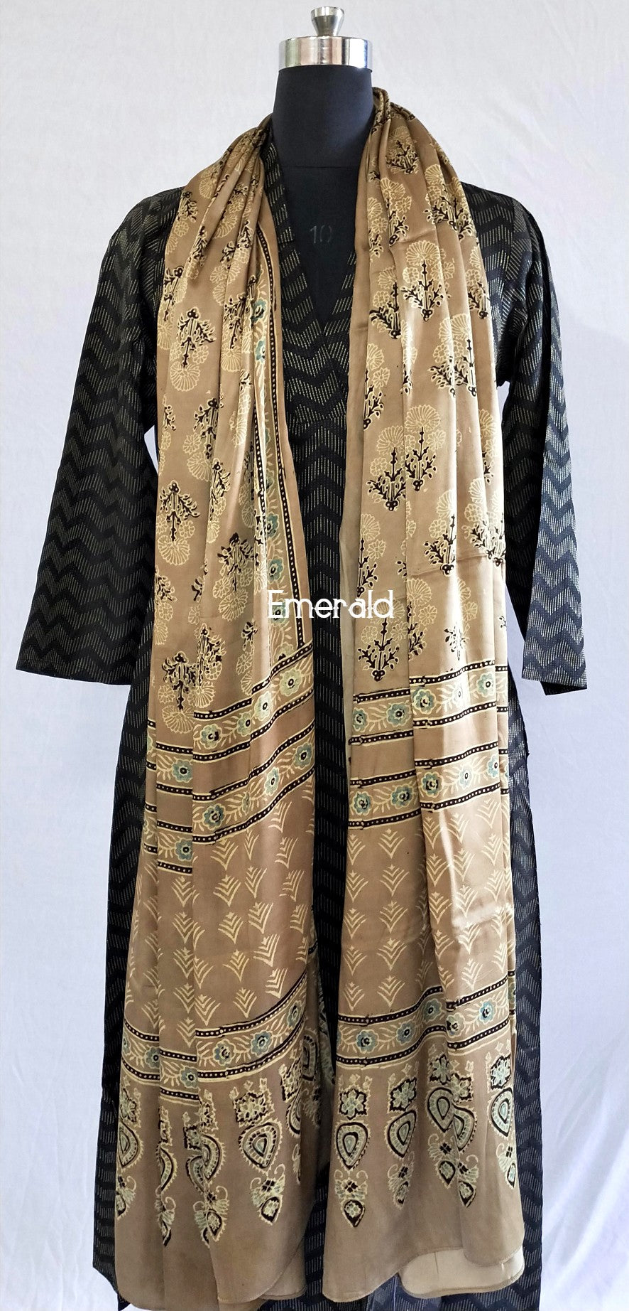 Modal Silk Ajrakh Dupatta