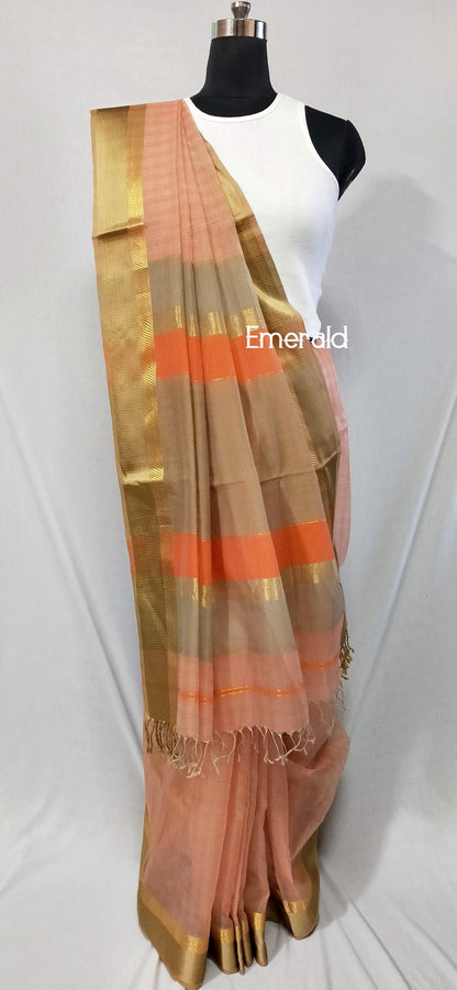 Maheshwari Cotton Silk Saree