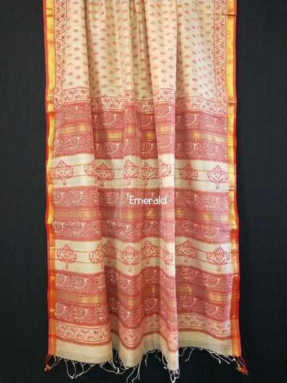 Maheshwari Cotton Silk Saree