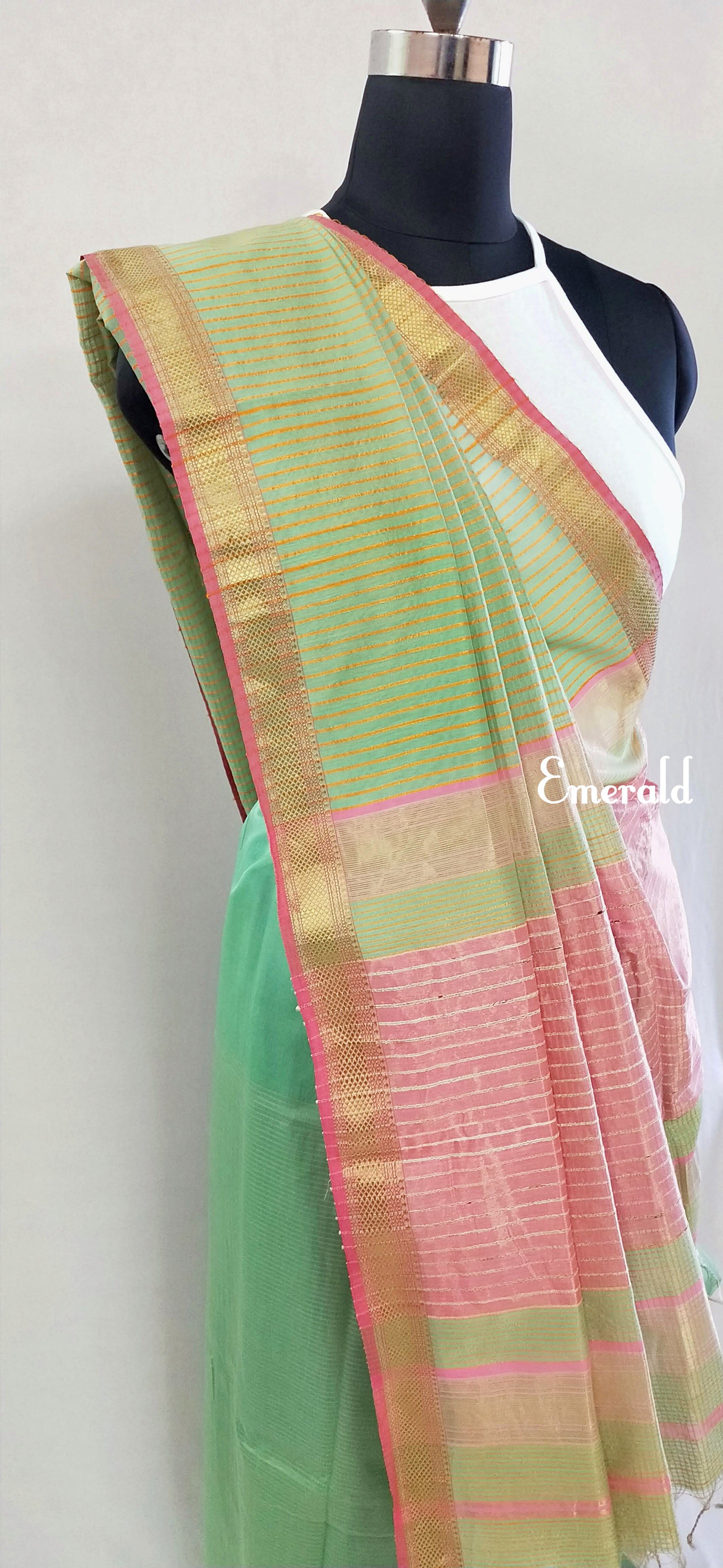 Maheshwari Cotton Silk Saree