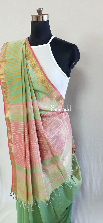 Maheshwari Cotton Silk Saree