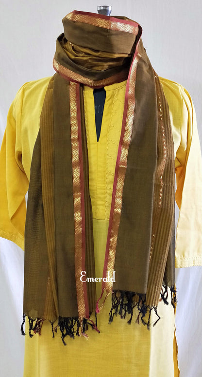 Maheshwari Cotton Silk Stole