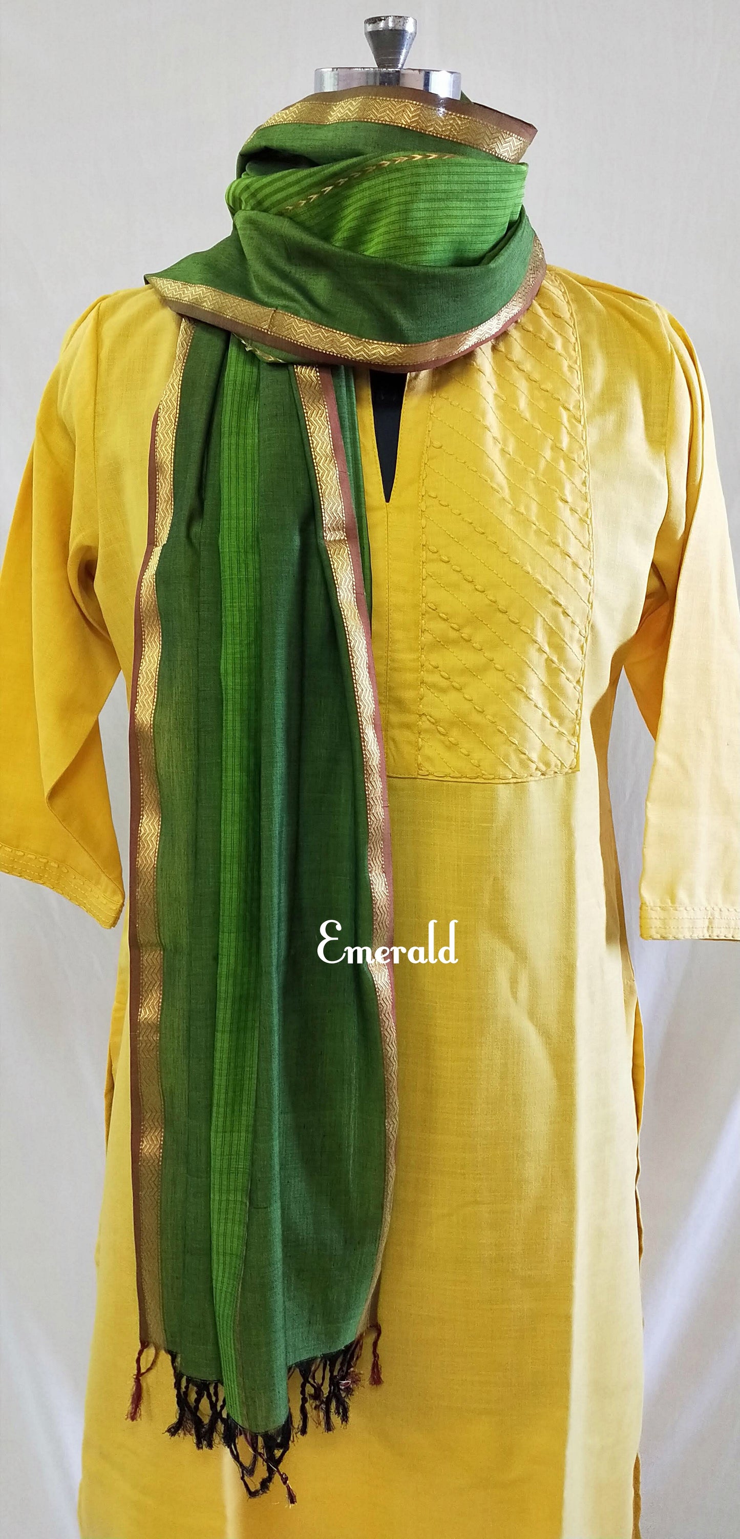 Maheshwari Cotton Silk Stole