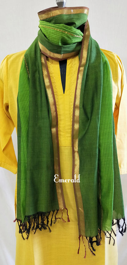 Maheshwari Cotton Silk Stole