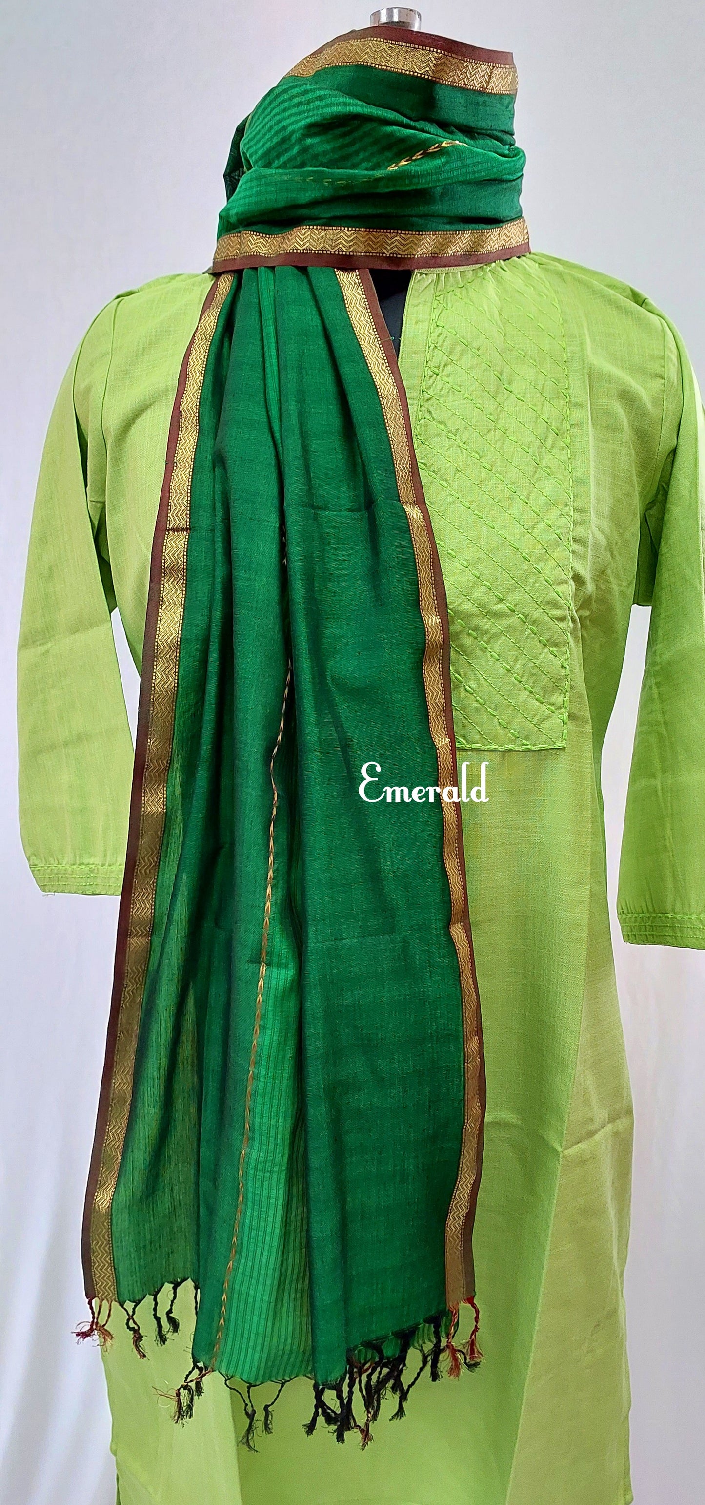 Maheshwari Cotton Silk Stole