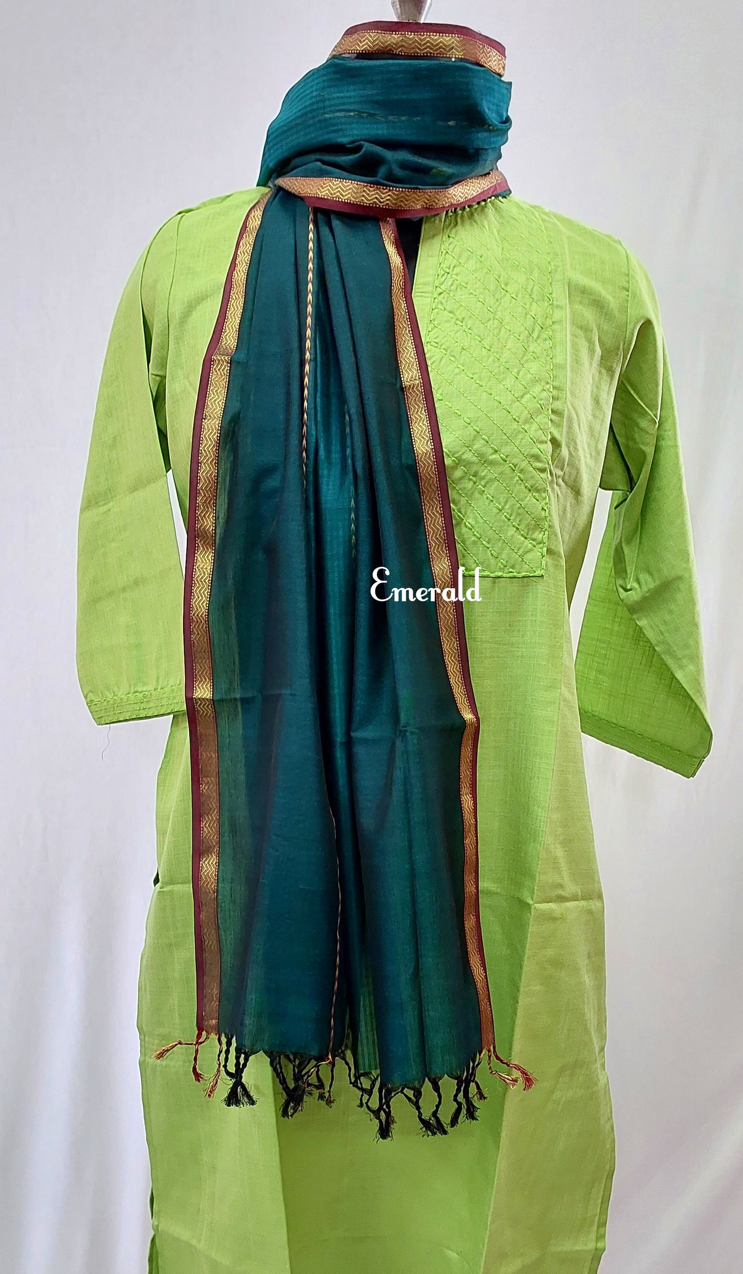 Maheshwari Cotton Silk Stole