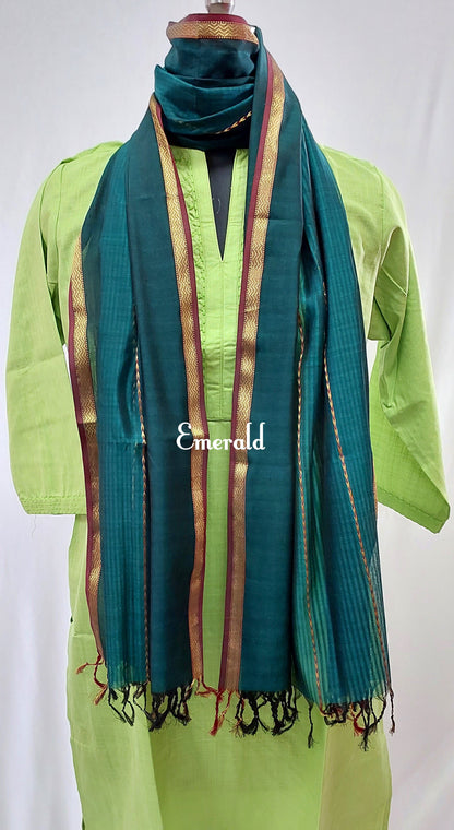 Maheshwari Cotton Silk Stole