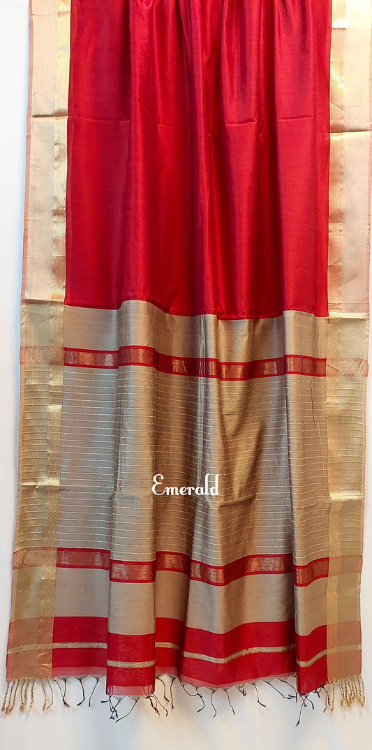 Maheshwari Cotton Silk Saree