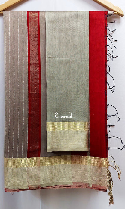 Maheshwari Cotton Silk Saree