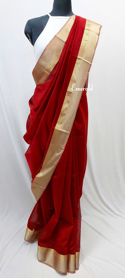 Maheshwari Cotton Silk Saree