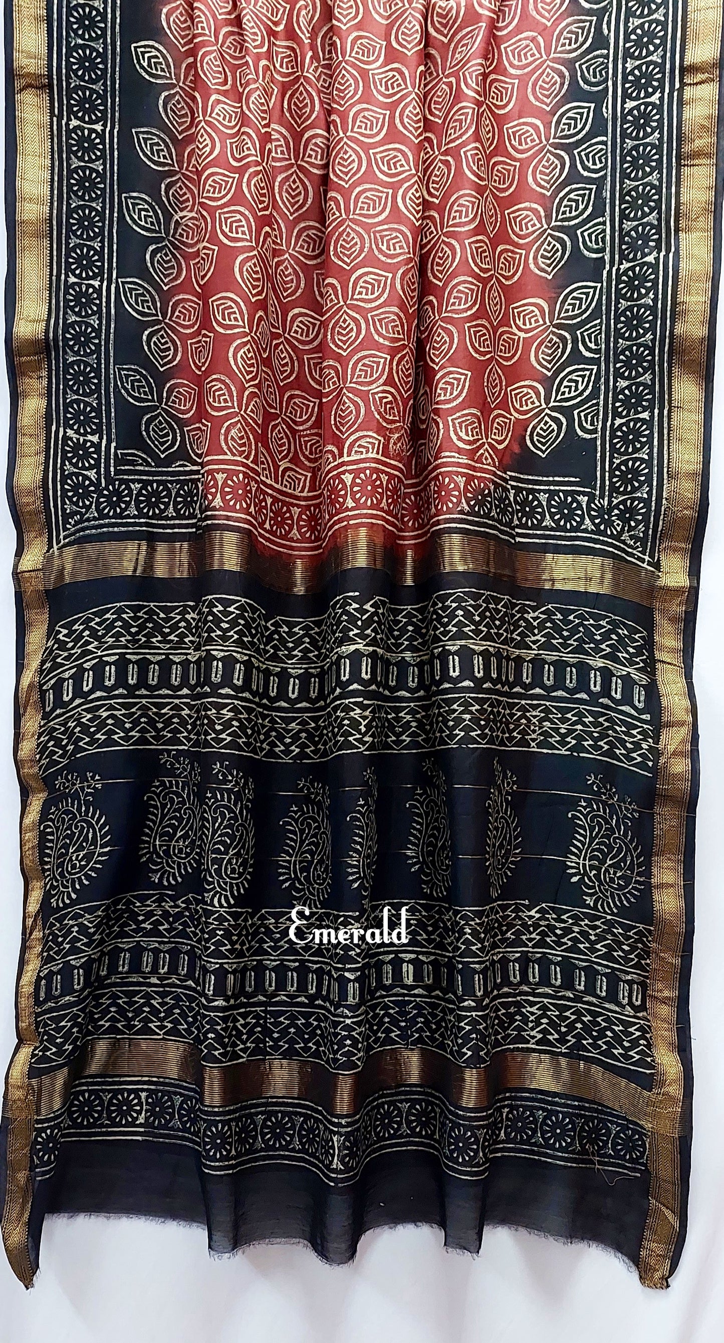 Maheshwari Bagru Saree