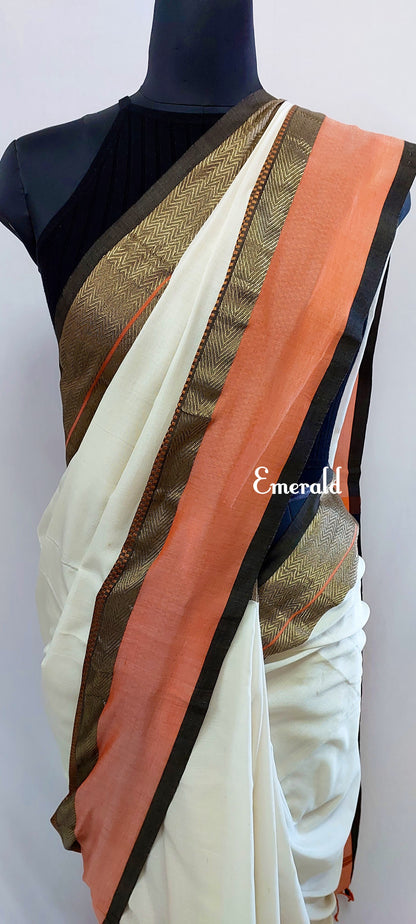 Maheshwari Cotton Saree