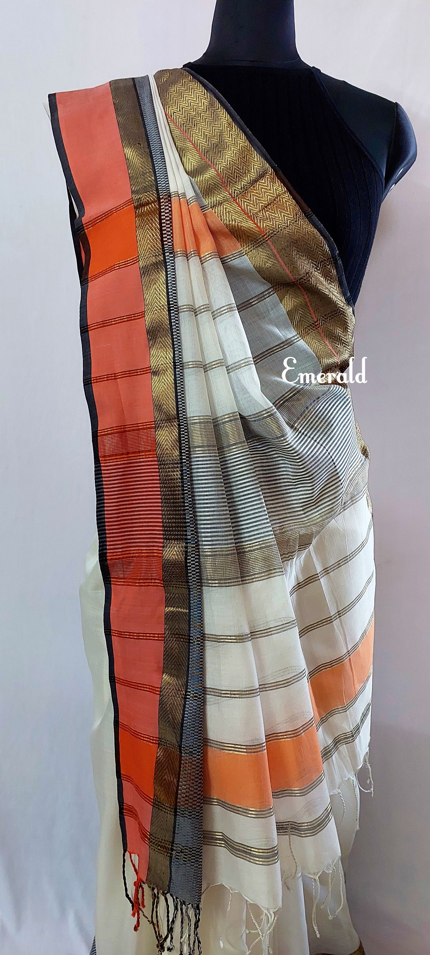 Maheshwari Cotton Saree