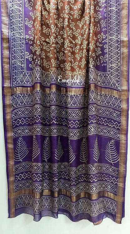 Maheshwari Bagru Saree