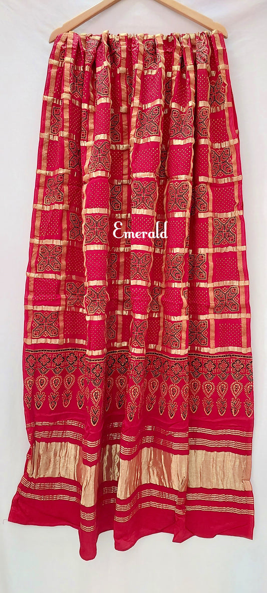 Modal Silk Ajrakh Dupatta