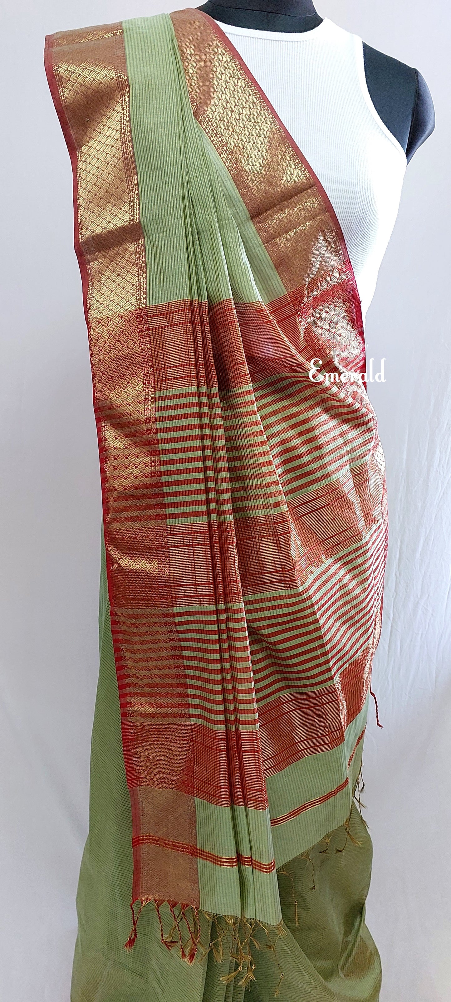 Maheshwari Cotton Silk Saree