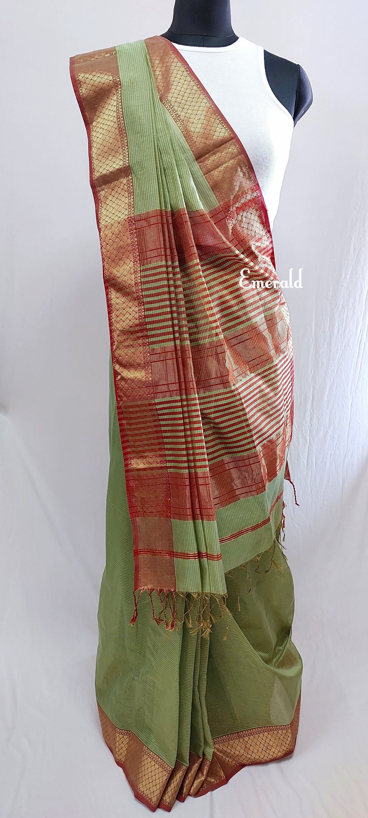 Maheshwari Cotton Silk Saree