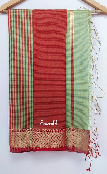 Maheshwari Cotton Silk Saree