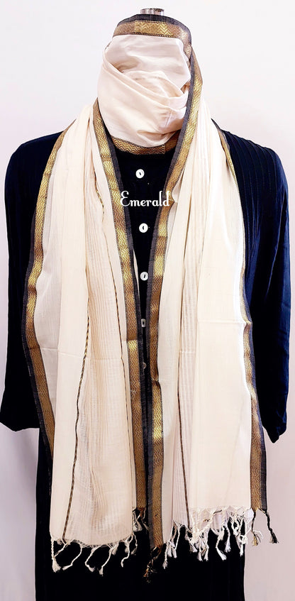 Maheshwari Cotton Silk Stole