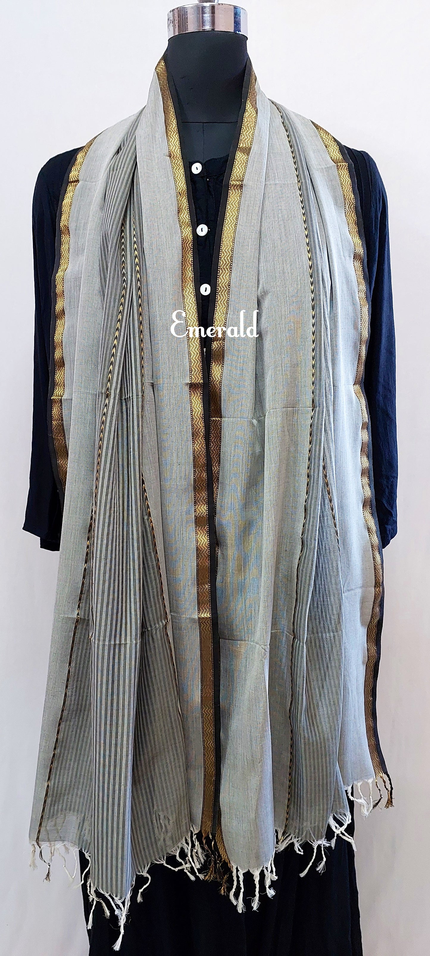 Maheshwari Cotton Silk Stole