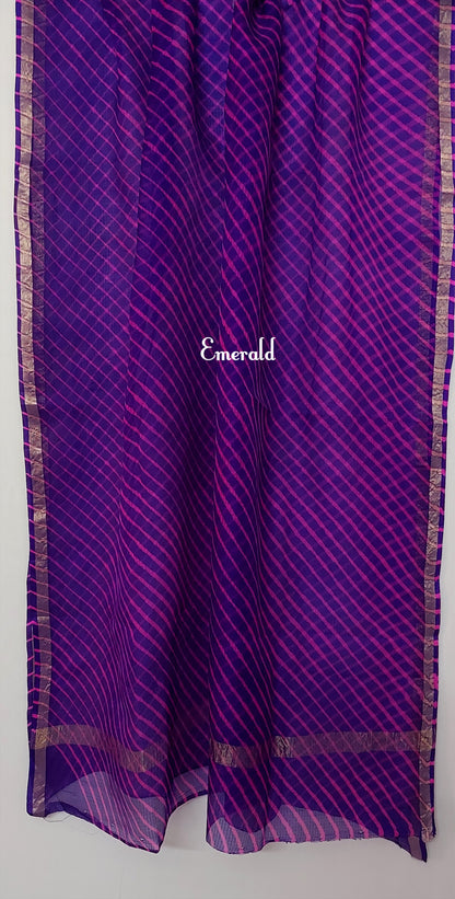 Kota Silk Leheriya Saree