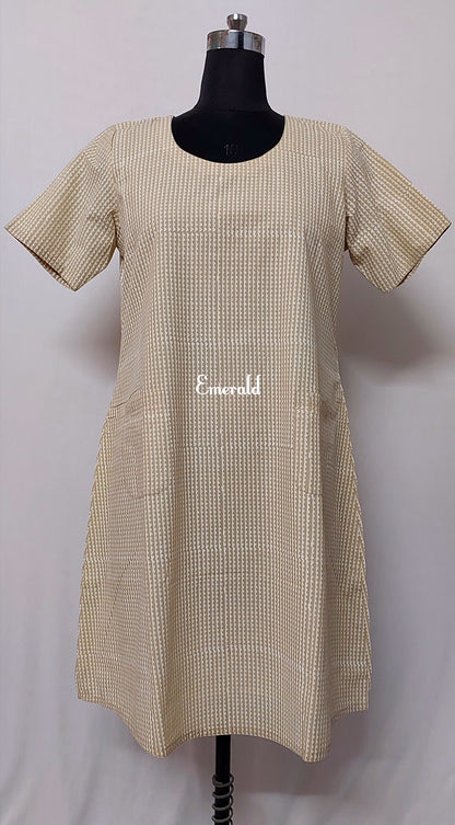 Handprinted Cotton Dress