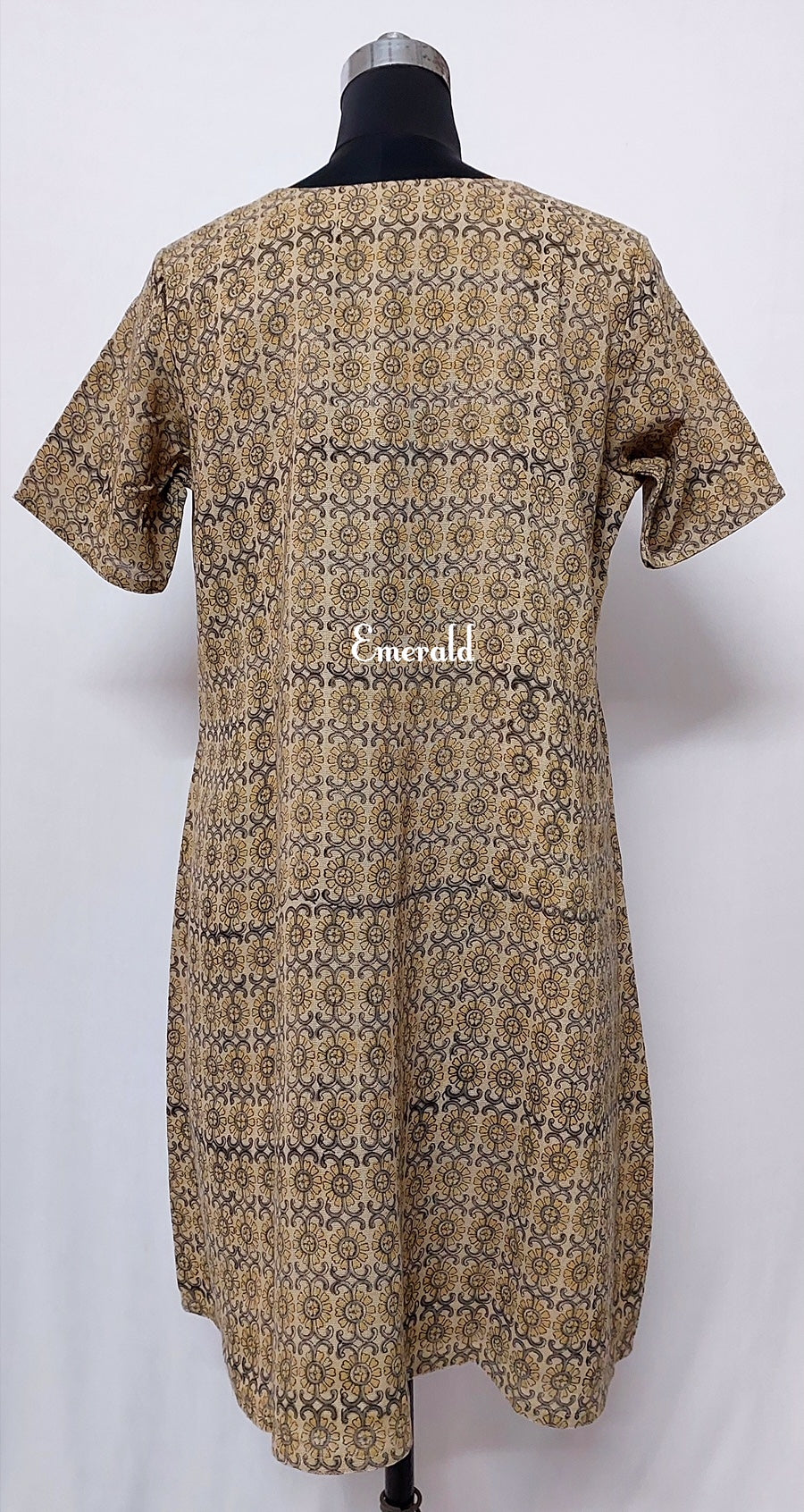 Handprinted Cotton Dress